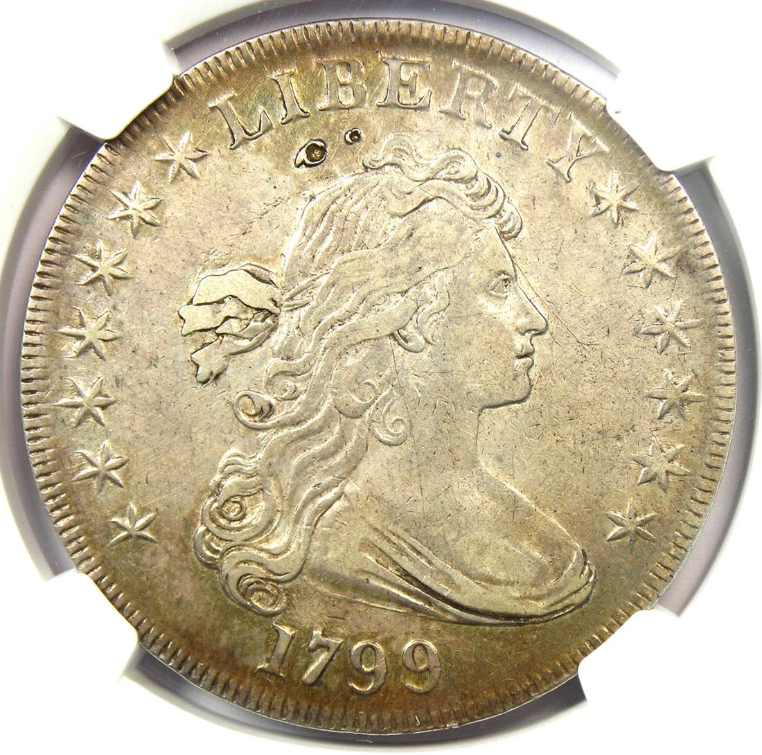 1799 DRAPED BUST SILVER DOLLAR $1 COIN (1 of 4)