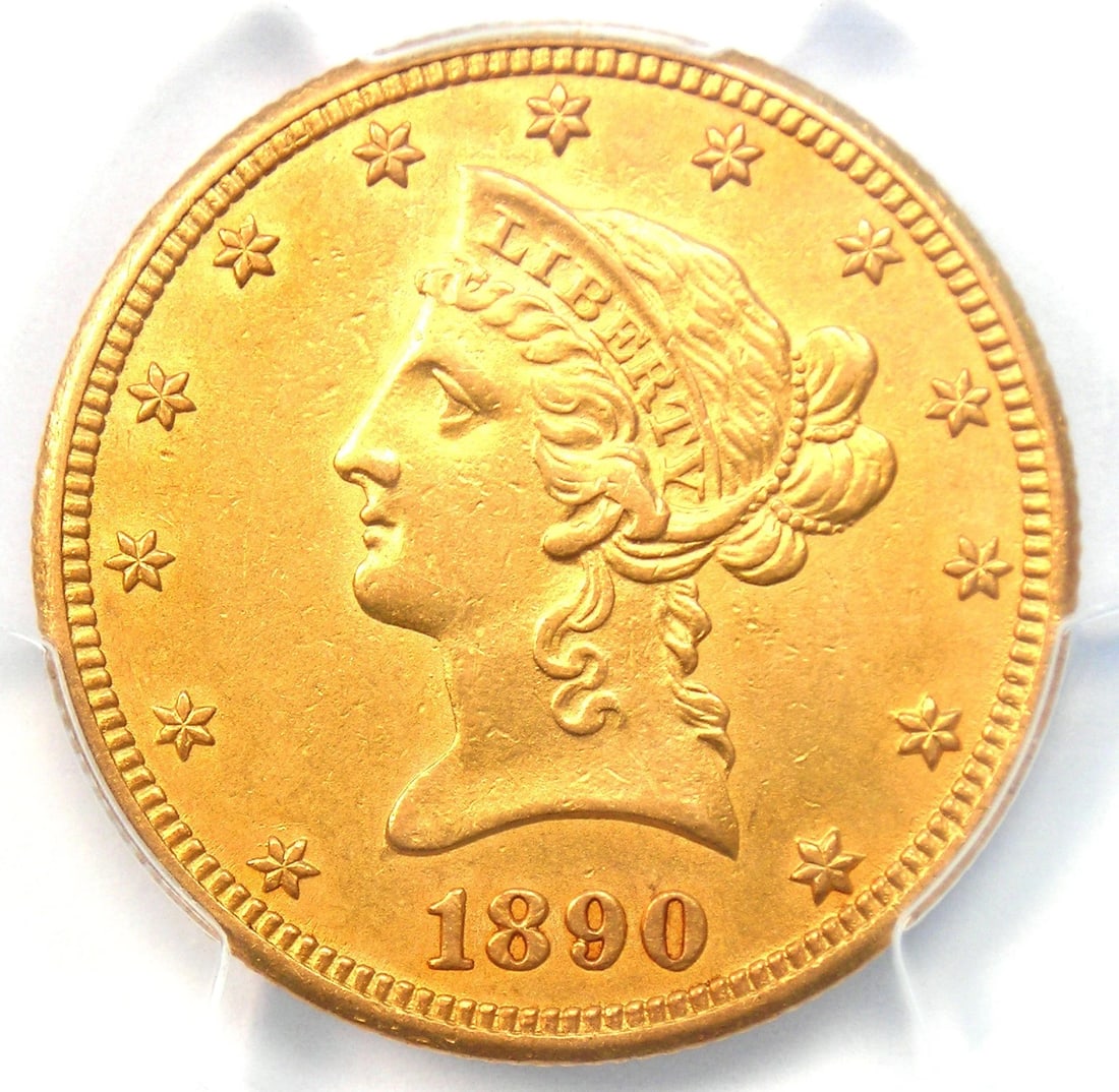 1890-CC LIBERTY GOLD EAGLE $10 CARSON CITY COIN: 1890-CC Liberty Gold Eagle $10 Carson City Coin Year : 1890 Denomination : $10 Country of Origin : United States Accessories: None Accessories Notice: When purchasing pre-owned goods, please refer to