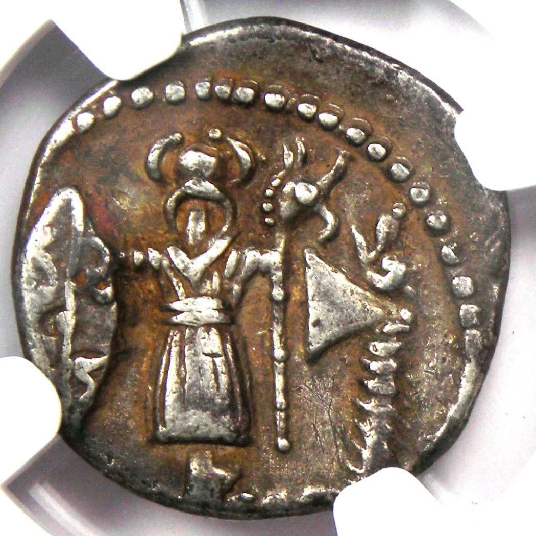 JULIUS CAESAR AR DENARIUS COIN - 2