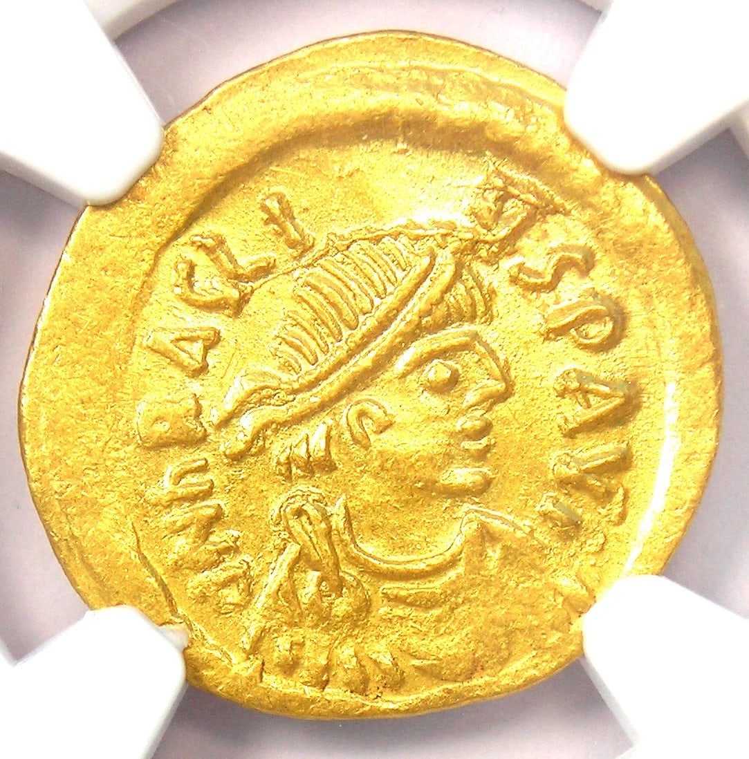 HERACLIUS GOLD AV SEMISSIS BYZANTINE COIN (1 of 4)