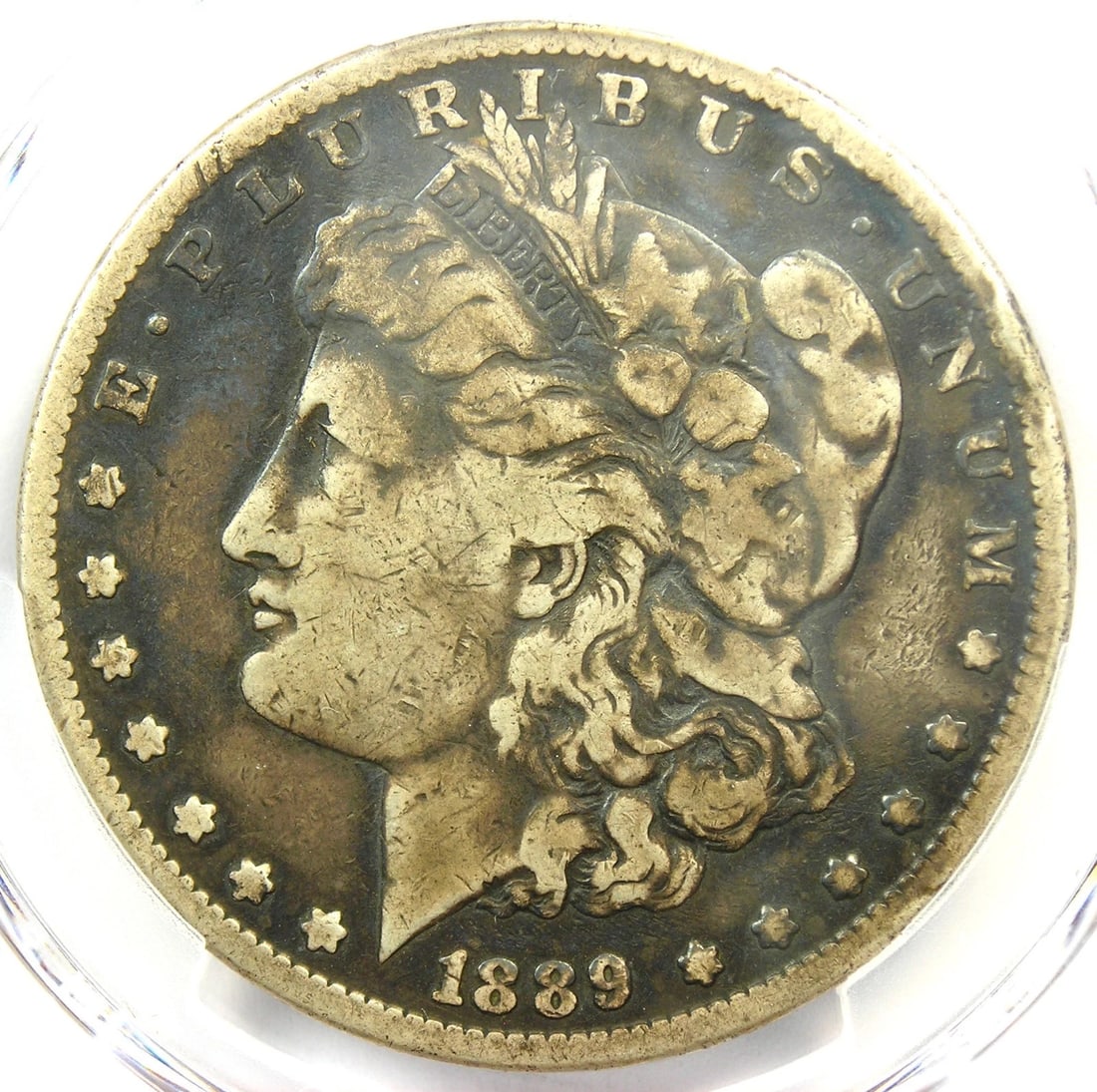 1889-CC MORGAN SILVER DOLLAR $1 CARSON CITY COIN (1 of 2)