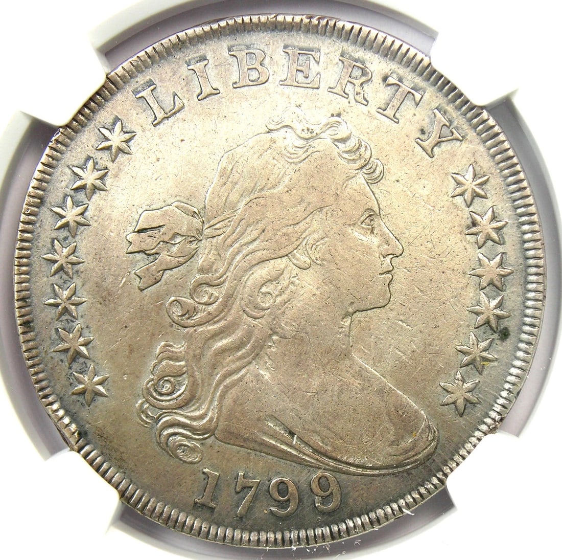 1799/8 DRAPED BUST SILVER DOLLAR $1 COIN (1 of 3)