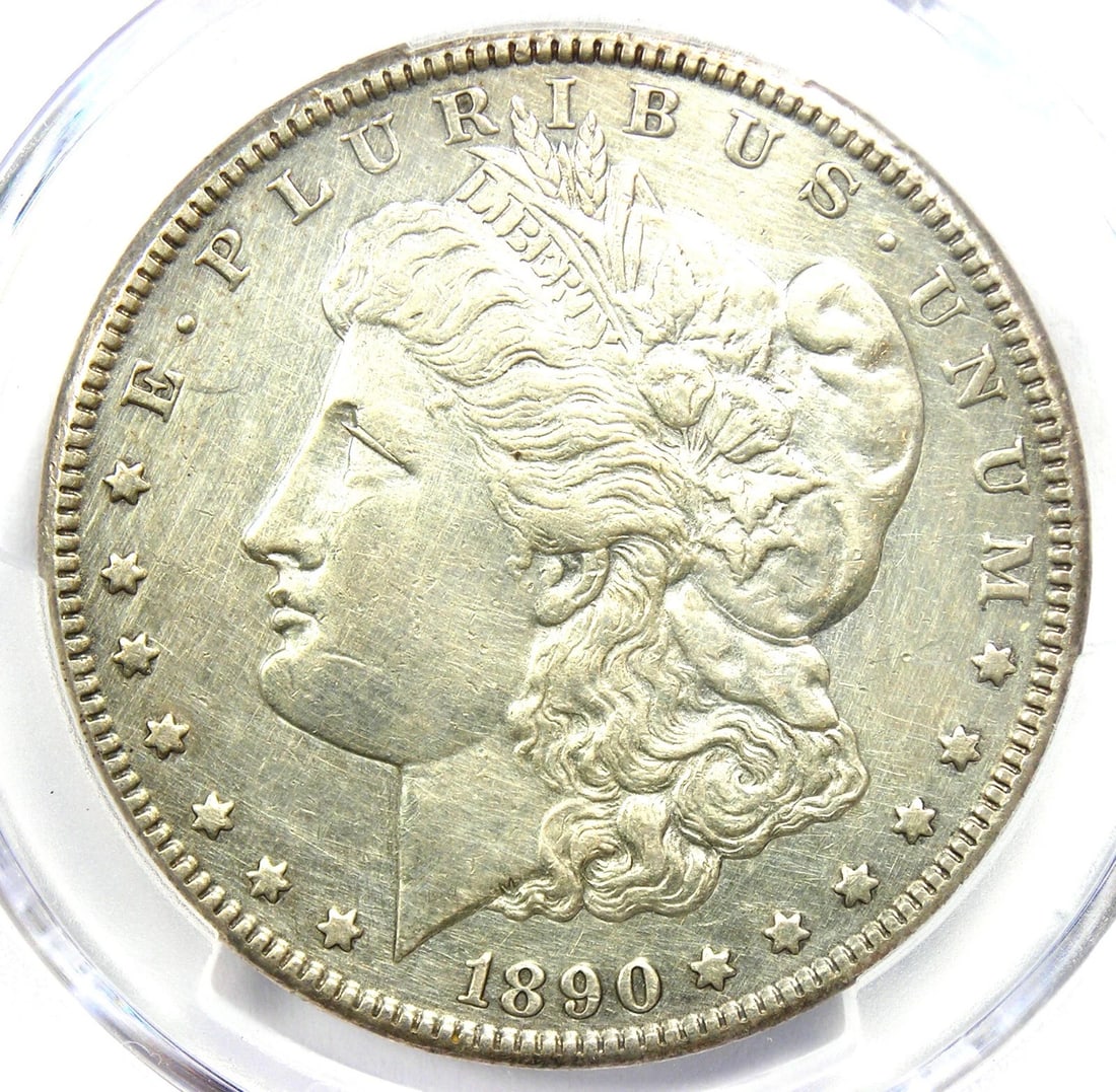 1890-CC MORGAN SILVER DOLLAR $1 COIN: 1890-CC Morgan Silver Dollar $1 Coin Year : 1890 Denomination : $1 Country of Origin : United States Accessories: None Accessories Notice: When purchasing pre-owned goods, please refer to the photos o