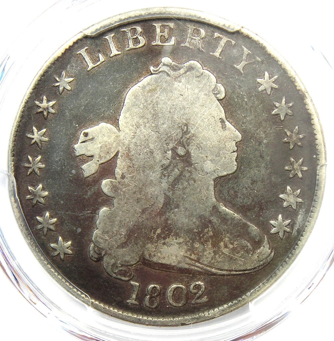1802/1 DRAPED BUST SILVER DOLLAR $1 COIN (1 of 4)