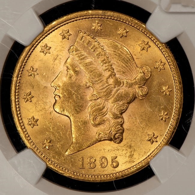 1895 G$20 LIBERTY HEAD GOLD DOUBLE EAGLE: 1895 G$20 Liberty Head Gold Double Eagle Brand/Mint: U.S. Mint Year: 1895 Fineness: 0.9 Country of Origin: United States Accessories: None Accessories Notice: When purchasing pre-owned goods, please