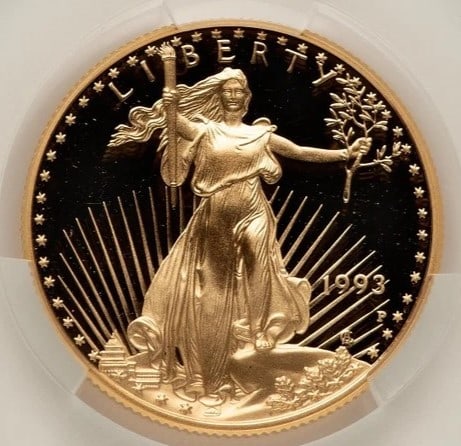 1993-P $25 HALF-OUNCE GOLD EAGLE (1 of 2)