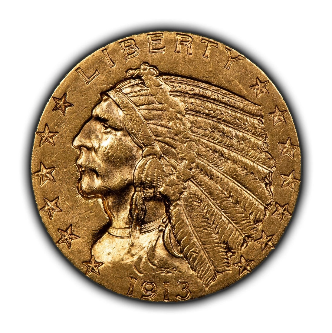 1913 G$5 INDIAN HEAD GOLD HALF EAGLE: 1913 G$5 Indian Head Gold Half Eagle Brand/Mint: U.S. Mint Year: 1913 Fineness: 0.9 Country of Origin: United States Accessories: None Accessories Notice: When purchasing pre-owned goods, please re