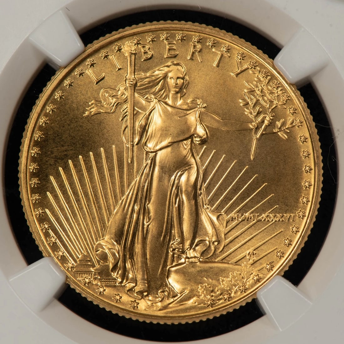 1986 G$25 1/2 OZ GOLD AMERICAN EAGLE - FIRST YEAR ISSUE (1 of 2)