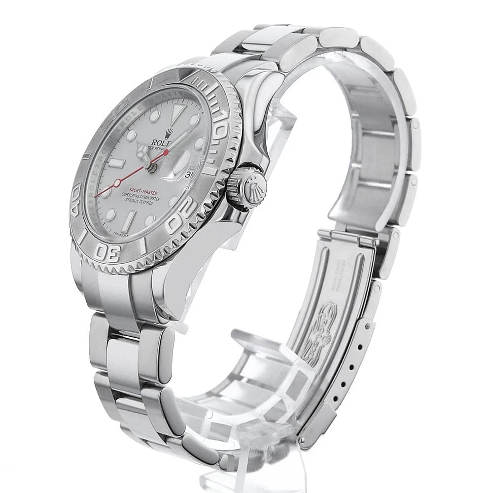 ROLEX YACHT MASTER SILVER WATCH - 2