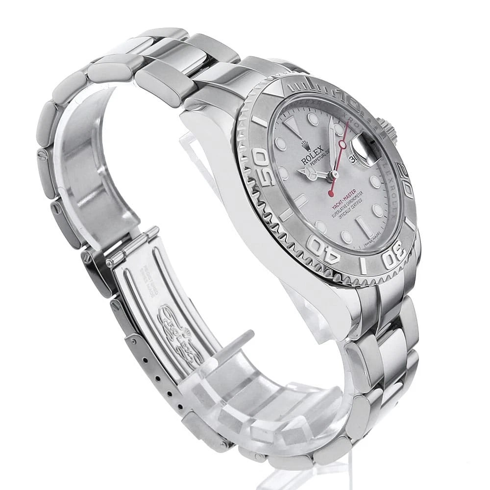 ROLEX YACHT MASTER SILVER WATCH - 3
