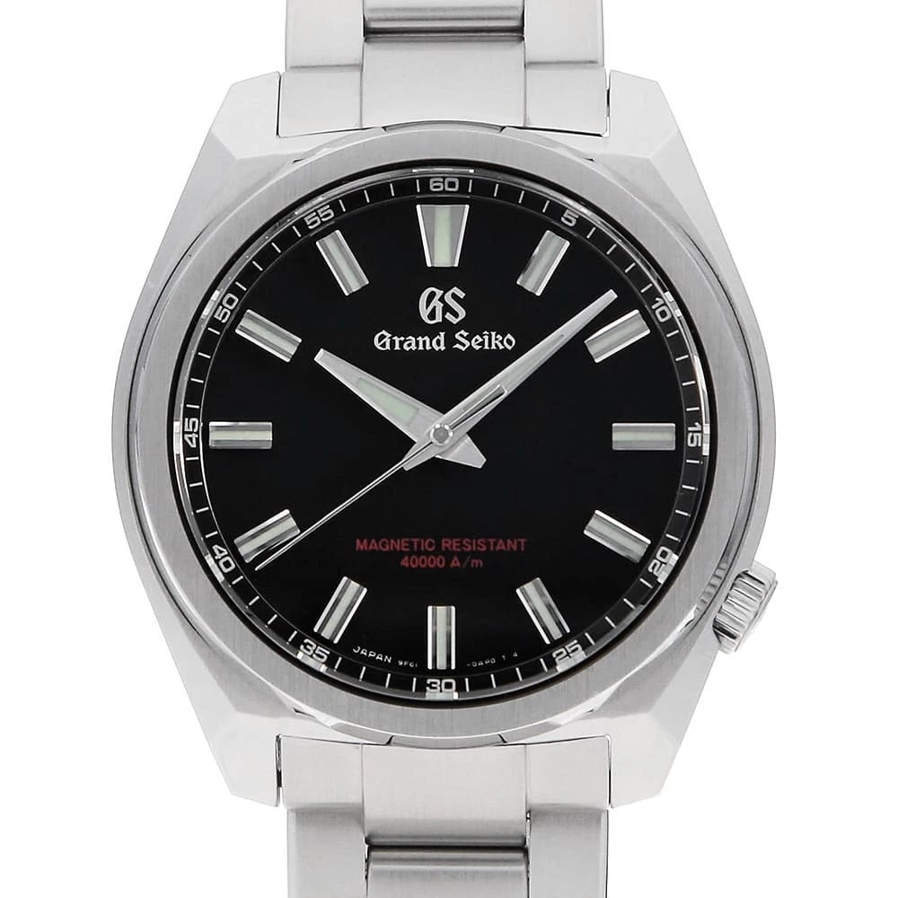 GRAND SEIKO SPORTS COLLECTION QUARTZ WATCH: Grand Seiko Sports Collection Quartz watch Brand: Grand Seiko Type/Style: Wrist watch Material: Band Material Stainless Steel, Case Material Stainless Steel Color: Dial Color Black Size: Case:W40mm