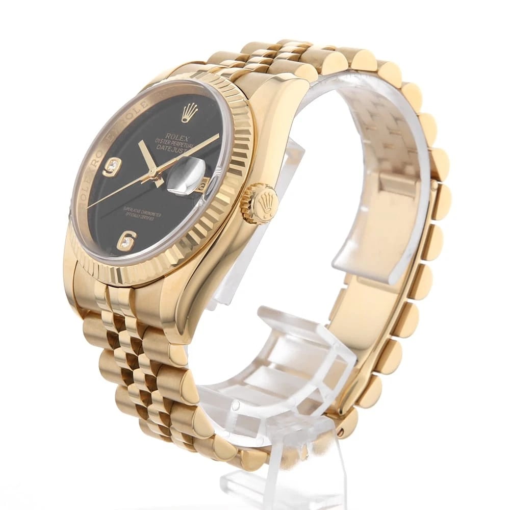 ROLEX DATEJUST DIAMOND WATCH - 2