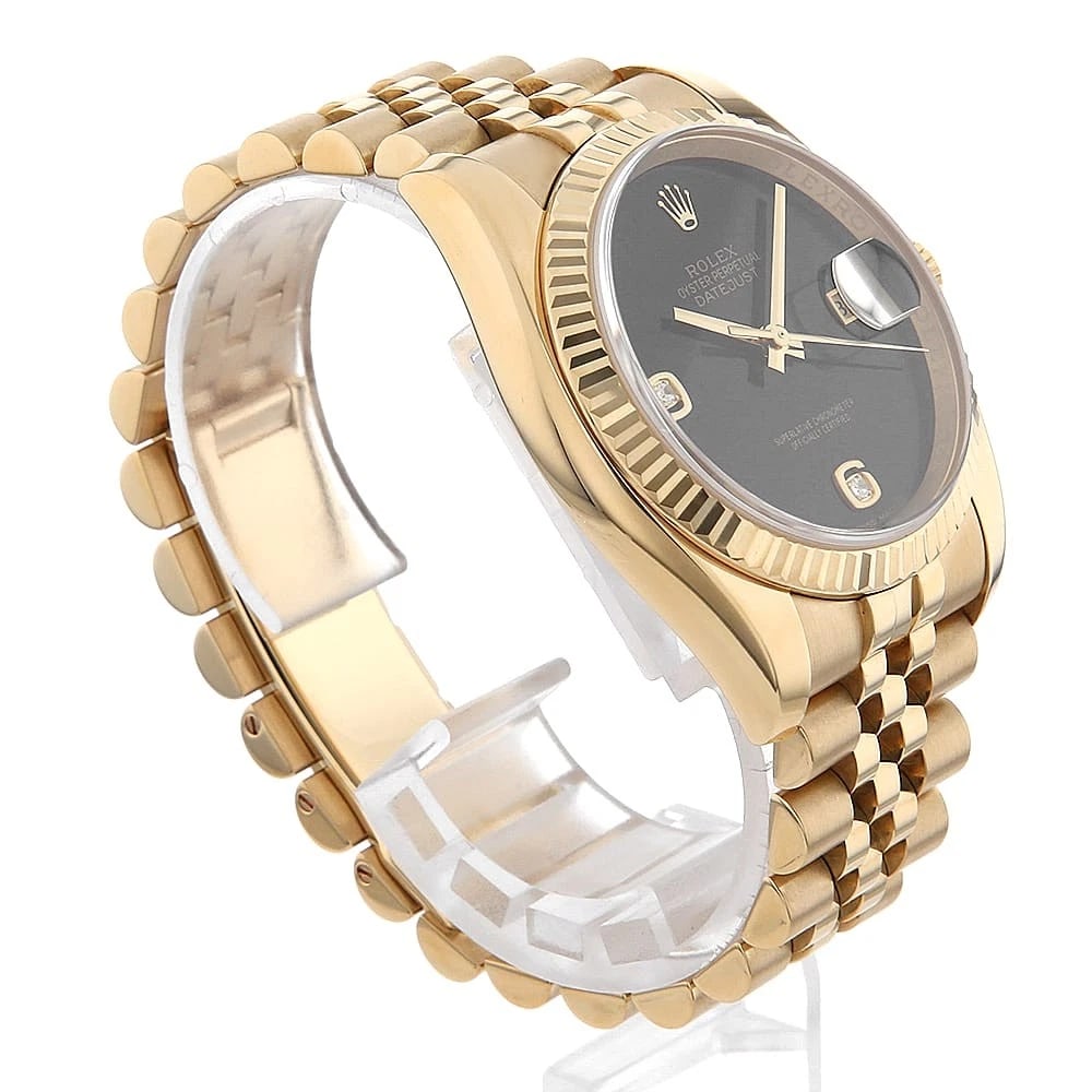 ROLEX DATEJUST DIAMOND WATCH - 3