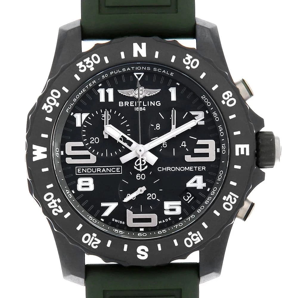 BREITLING PROFESSIONAL ENDURANCE BRIGHT LIGHT WATCH: BREITLING Professional Endurance Bright light watch Brand: BREITLING Type/Style: Wrist watch Material: Band Material rubber, Case Material Bright light Color: Dial Color Black Size: Case:W44mm Acc