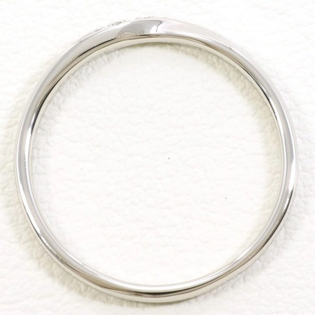 PLATINUM 900 RING WITH DIAMOND - 2