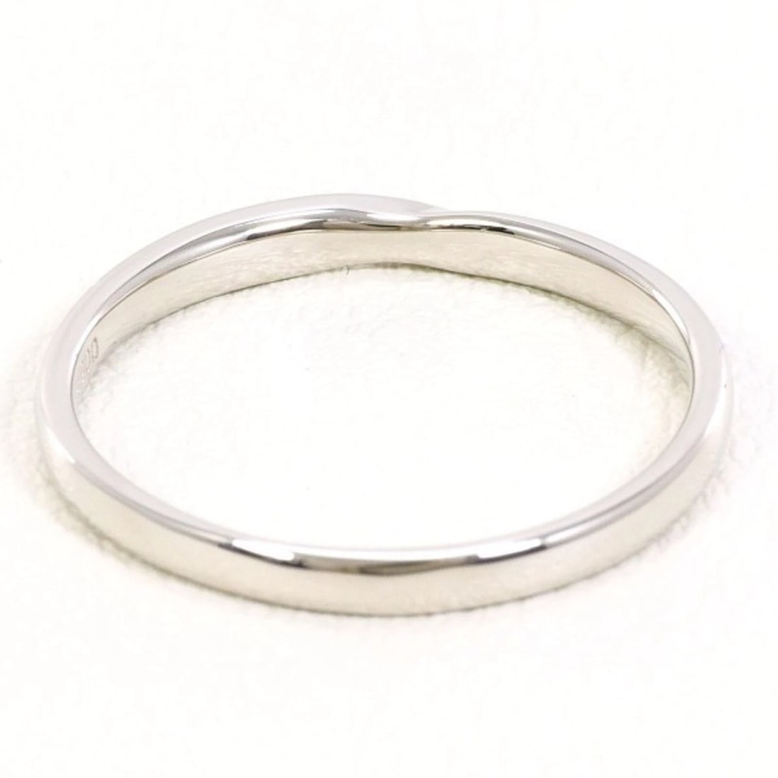 PLATINUM 900 RING WITH DIAMOND - 3