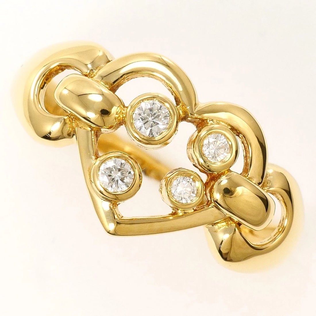 K18 18K GOLD RING DIAMOND: K18 18k gold Ring Diamond Brand: No Brand Type/Style: Ring Material: 18k gold, Main Stone Diamond Color: Gold Size: US 7 1/2 Accessories: None Accessories Notice: When purchasing pre-owned