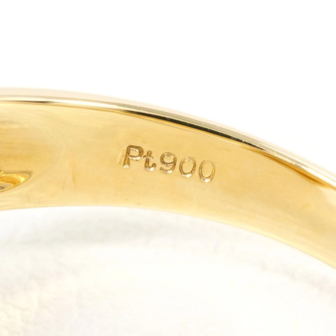 PT900 PLATINUM K18 RING DIAMOND - 5