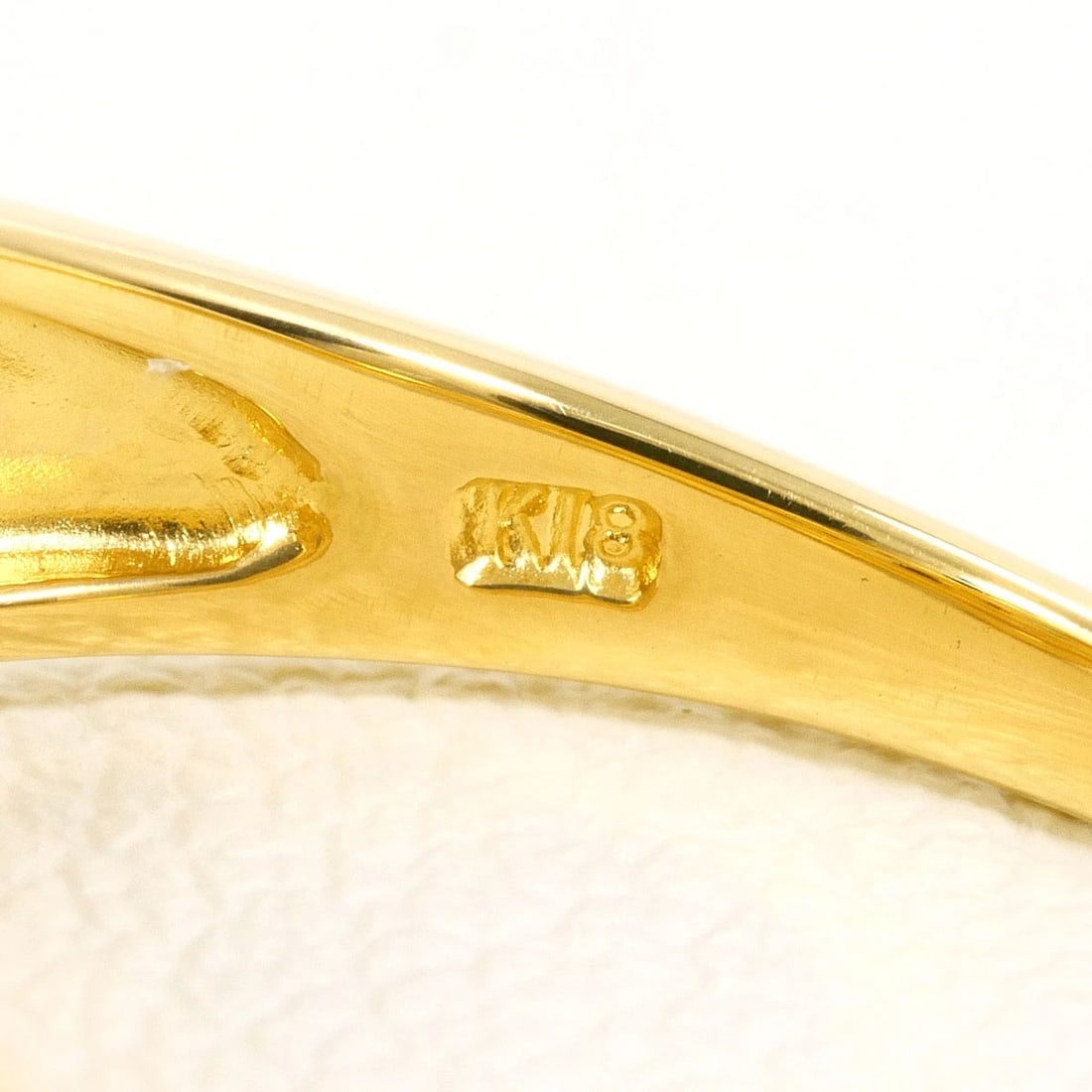 K18 18K GOLD RING EMERALD - 5