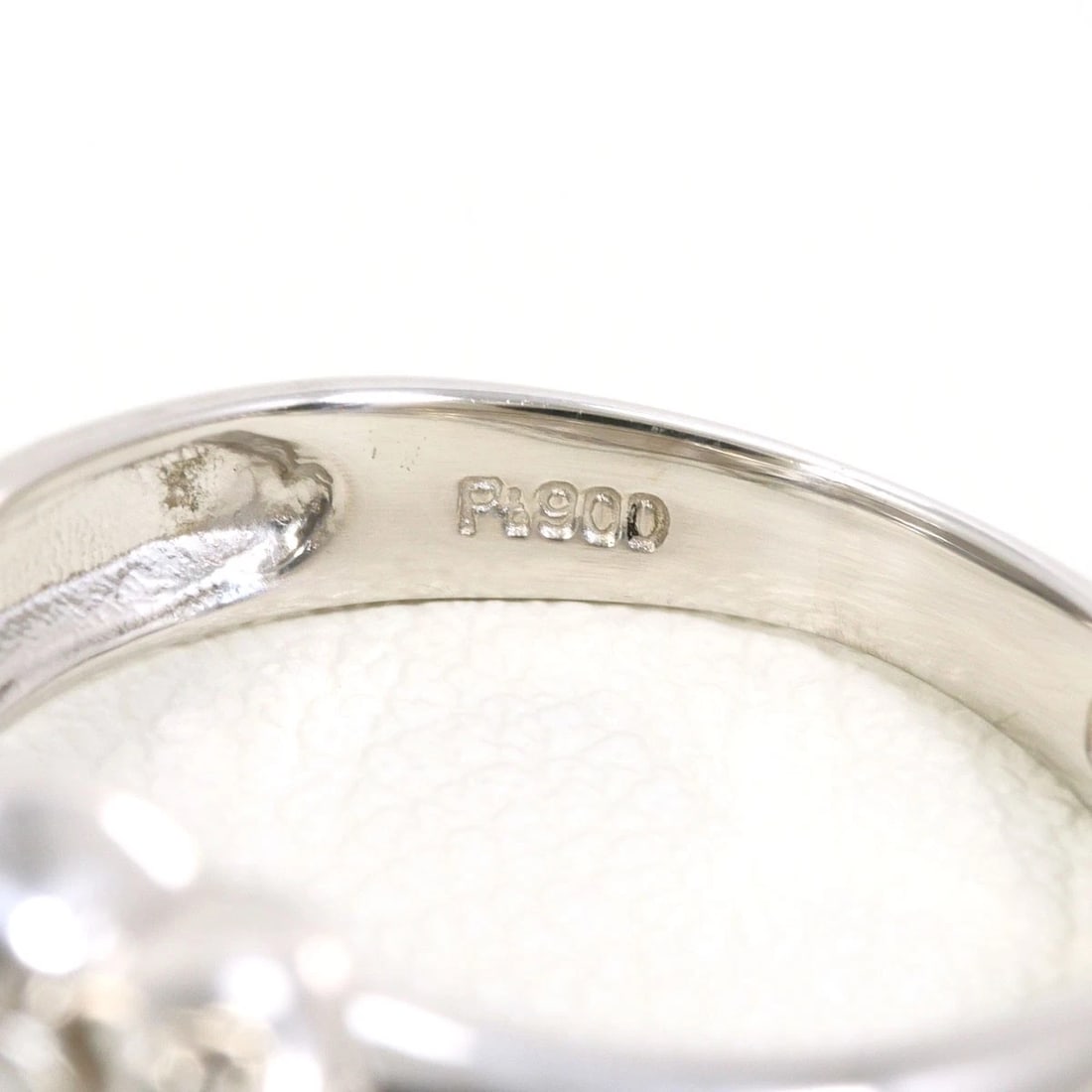 PT900 PLATINUM RING DIAMOND - 5