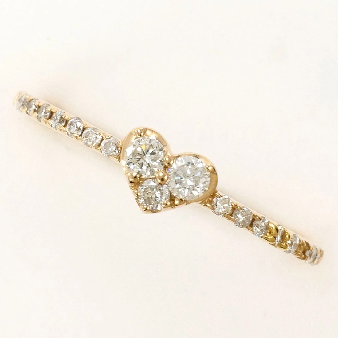 K18 18K GOLD RING DIAMOND: K18 18k gold Ring Diamond Brand: No Brand Type/Style: Ring Material: 18k gold, Main Stone Diamond Color: Gold Size: US 6 1/4 Accessories: None Accessories Notice: When purchasing pre-owned goods,