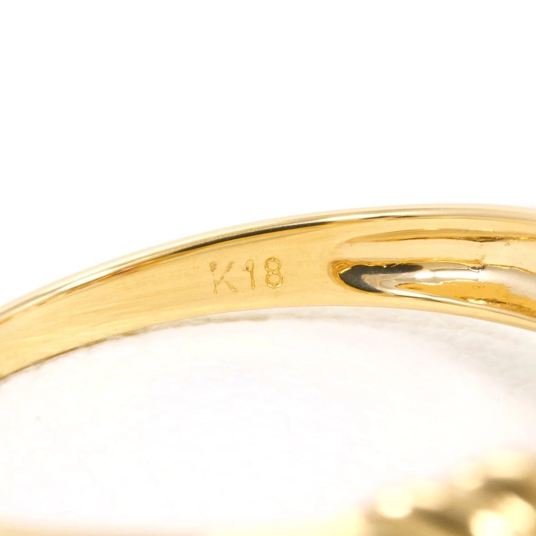K18 18K GOLD RING RUBY - 4
