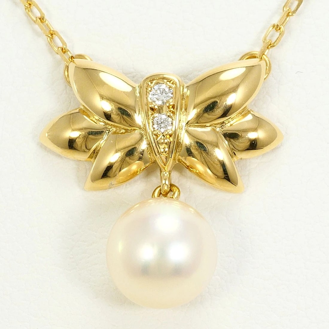 MIKIMOTO K18 18K GOLD NECKLACE PEARL: MIKIMOTO K18 18k gold Necklace Pearl Brand: MIKIMOTO Type/Style: Necklace Material: K18 18k gold, Main Stone Cultured Pearl Color: gold Size: Total length39cm Accessories: None Accessories