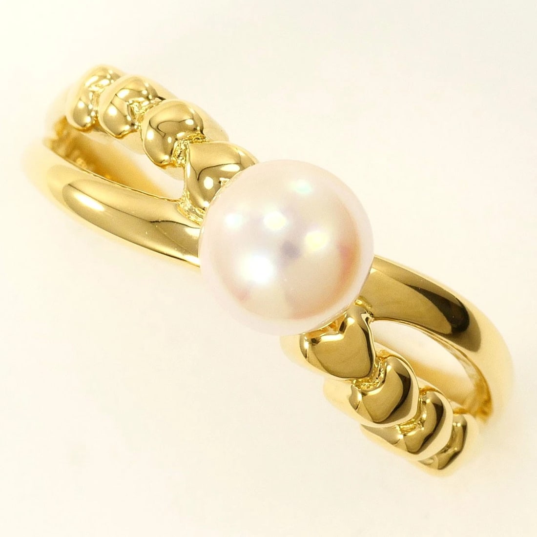 MIKIMOTO K18 18K GOLD RING PEARL: MIKIMOTO K18 18k gold Ring Pearl Brand: MIKIMOTO Type/Style: Ring Material: 18k gold, Main Stone Cultured Pearl Color: gold Size: US 7 3/4 Accessories: None Accessories Notice: When purchasing