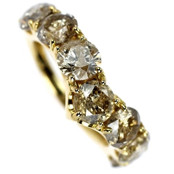 K18YG DIAMOND RING - 2