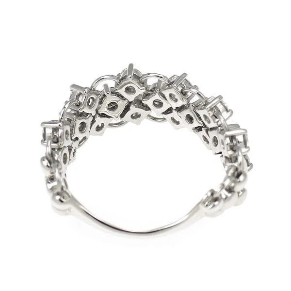 K18WG DIAMOND RING - 2
