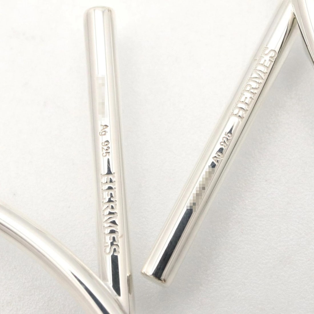 HERMES LOOP MM PIERCED EARRINGS - 3