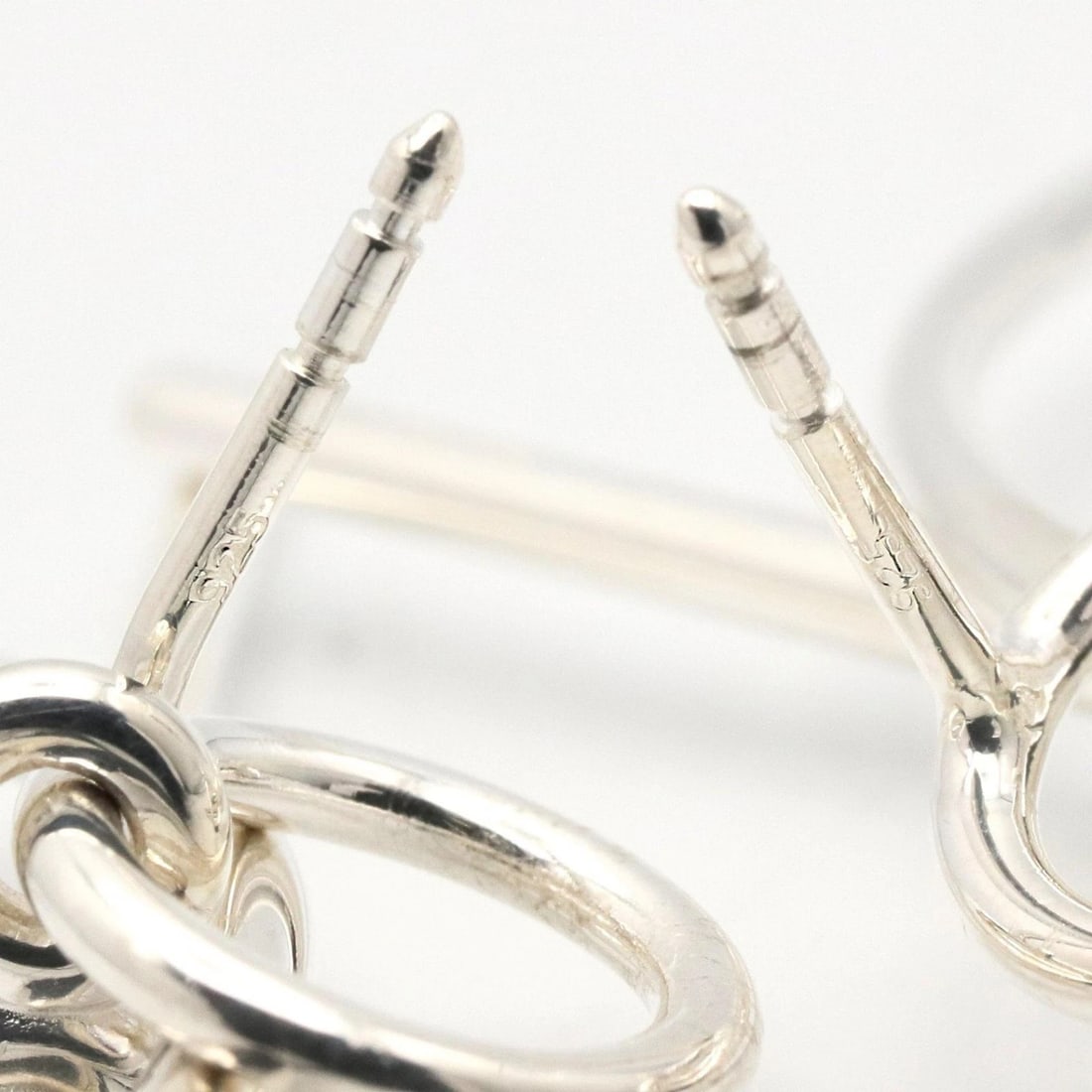 HERMES LOOP MM PIERCED EARRINGS - 4
