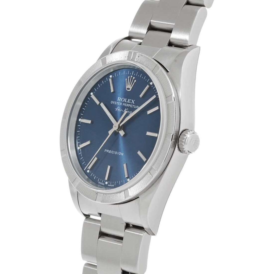 ROLEX AIR-KING BLUE WATCH - 2
