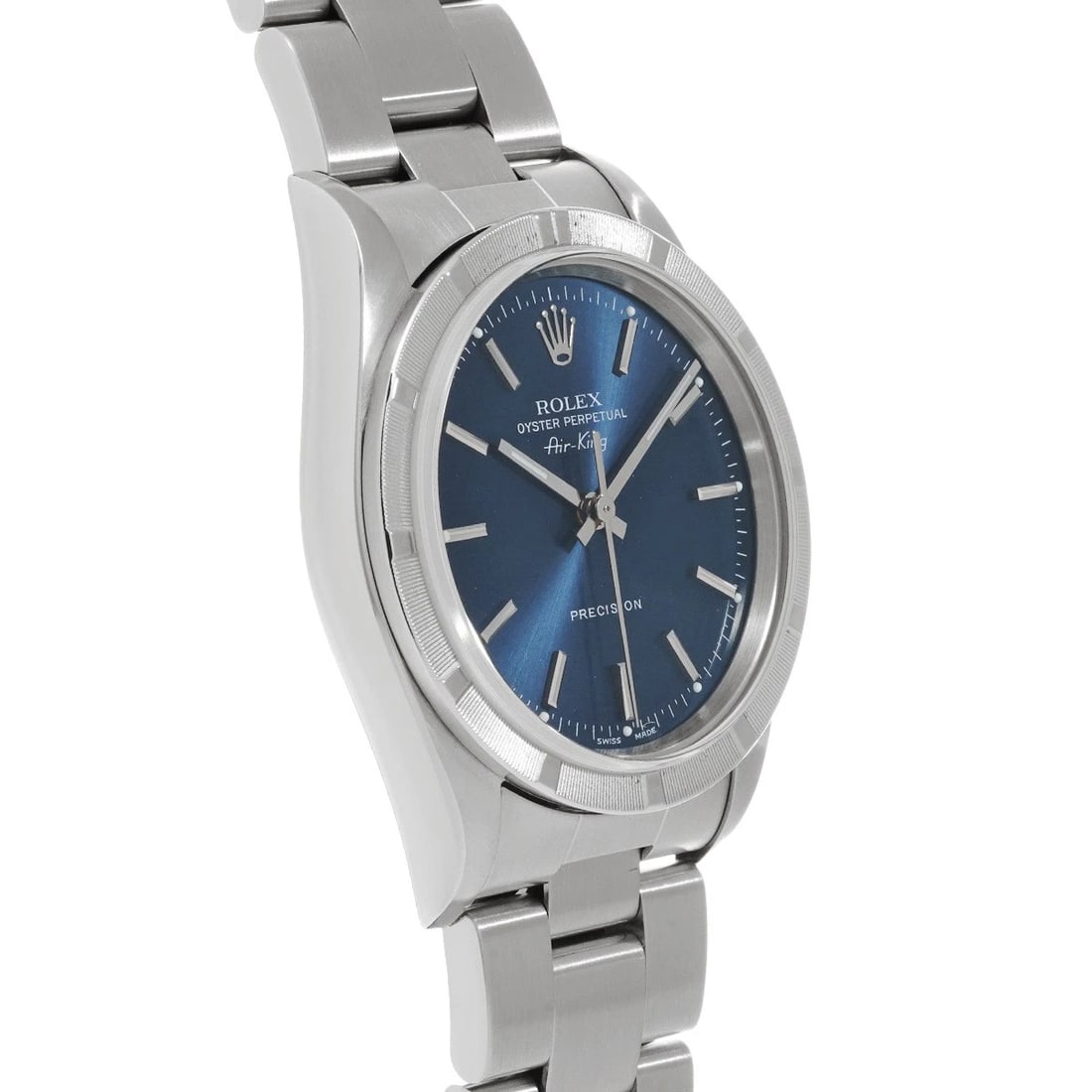 ROLEX AIR-KING BLUE WATCH - 3