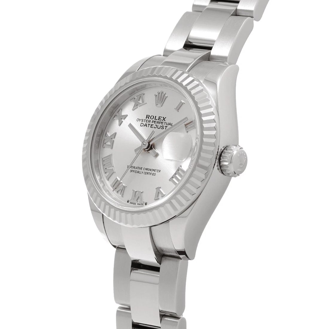 ROLEX DATEJUST SILVER WATCH - 2