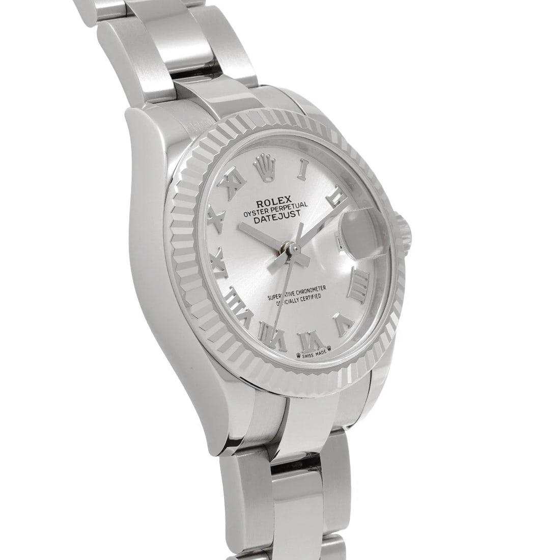 ROLEX DATEJUST SILVER WATCH - 3