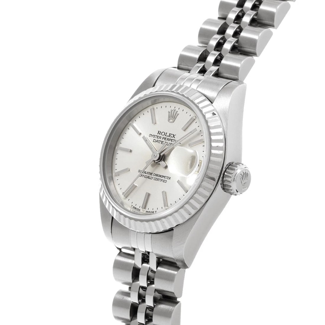 ROLEX DATEJUST SILVER WATCH - 2