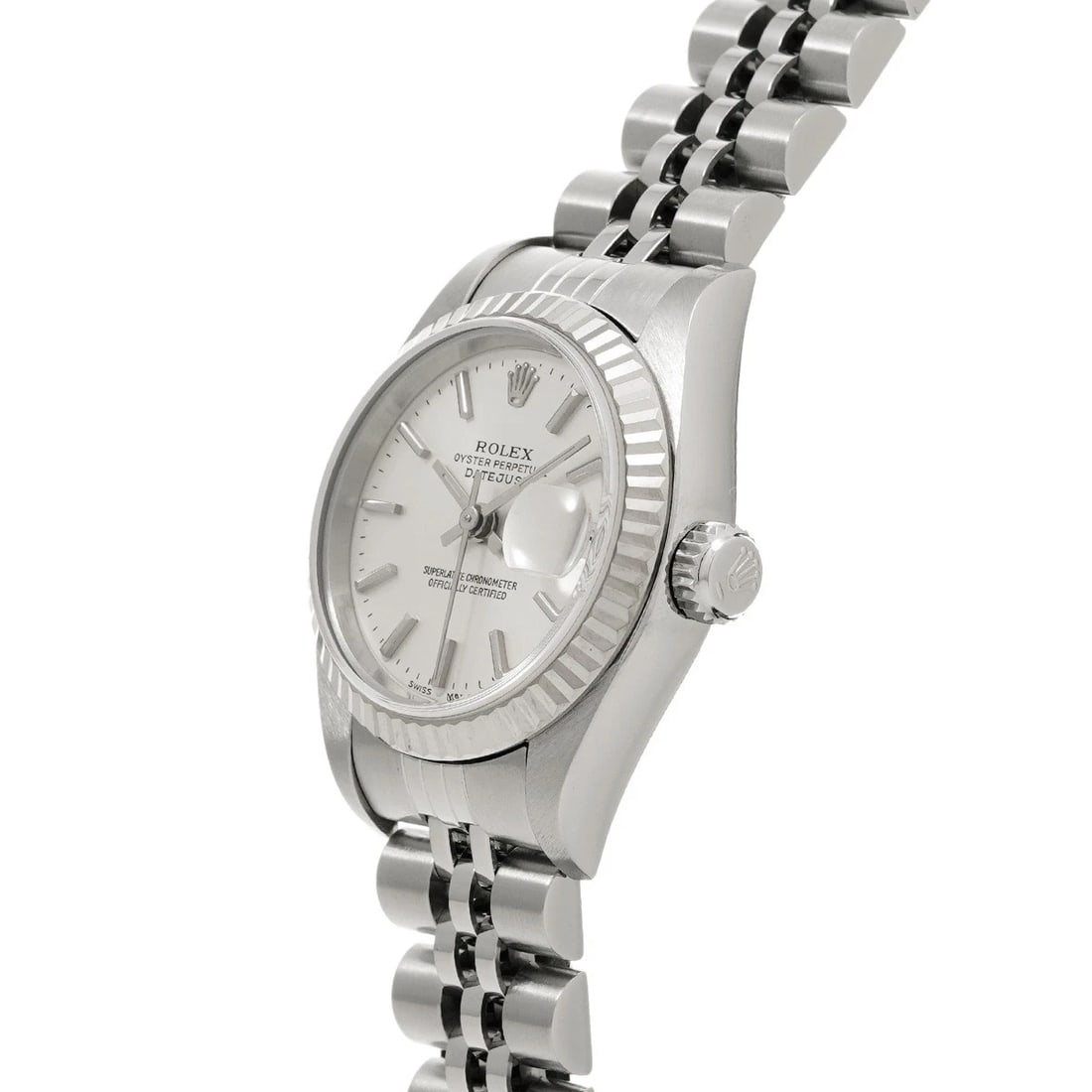 ROLEX DATEJUST SILVER WATCH - 2
