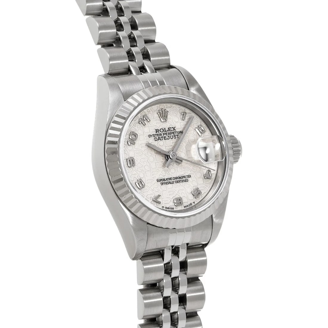 ROLEX DATEJUST IVORY COMPUTER WATCH - 3