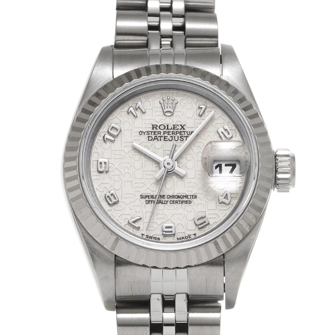 ROLEX DATEJUST IVORY COMPUTER WATCH - 4