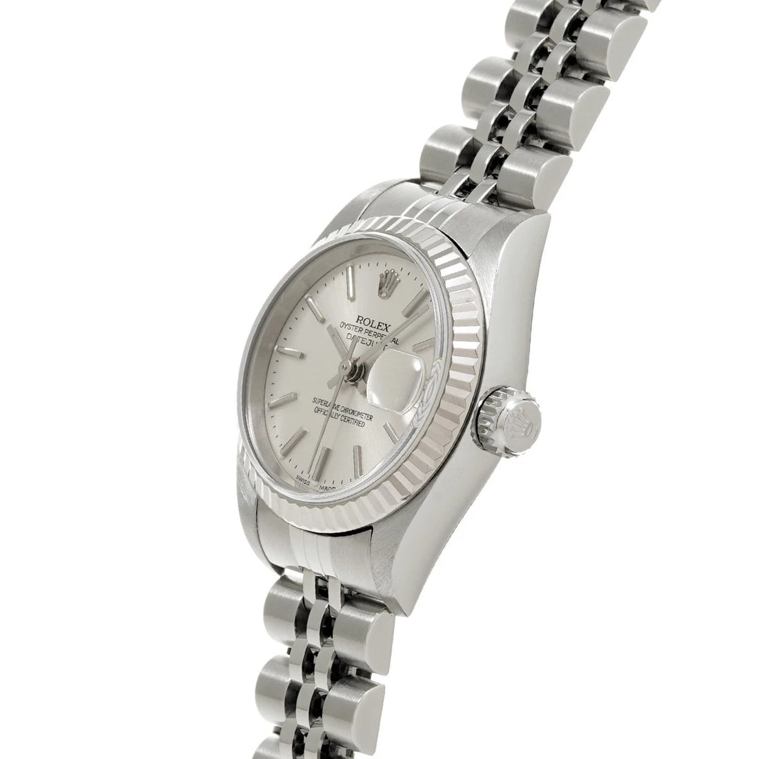 ROLEX DATEJUST SILVER WATCH - 2