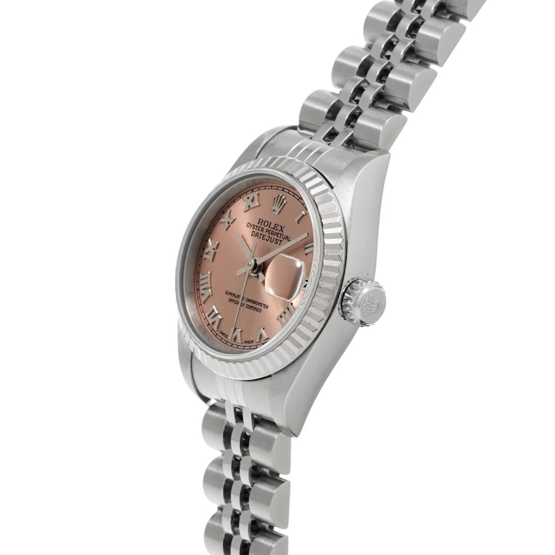 ROLEX DATEJUST PINK WATCH - 2