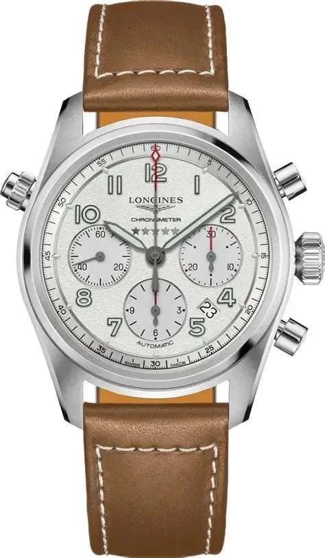 LONGINES SPIRIT WATCH: Longines Spirit Watch Brand: Longines Type/Style: Wristwatch Material: Case Material Material (Main): Stainless Steel Color: Silver Size: Case Size: 42.0mm Accessories: None Accessories Notice: When
