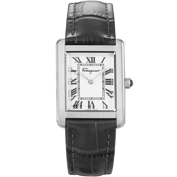 FERRAGAMO PORTRAIT WOLEATHER BELT WATCH: Ferragamo PORTRAIT WoLeather Belt Watch Brand: Ferragamo Type/Style: Wristwatch Material: Case Material Stainless steel Color: none Size: (Approx.) 26mm (height) x 24.5mm (width) x 7mm (thickness)
