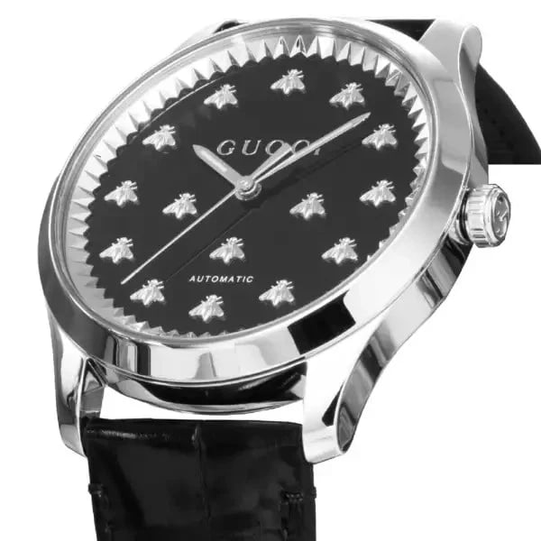 GUCCI G-TIMELESS BLACK WATCH - 2