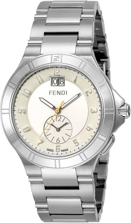 FENDI WATCH HIGH SPEED ??SILVER DIAL DUAL TIME WATCH: FENDI Watch High Speed ??Silver Dial Dual Time Watch Brand: Fendi Type/Style: Wristwatch Material: Case Material Stainless steel Band material/type Stainless steel Color: Band color Silver Dial color
