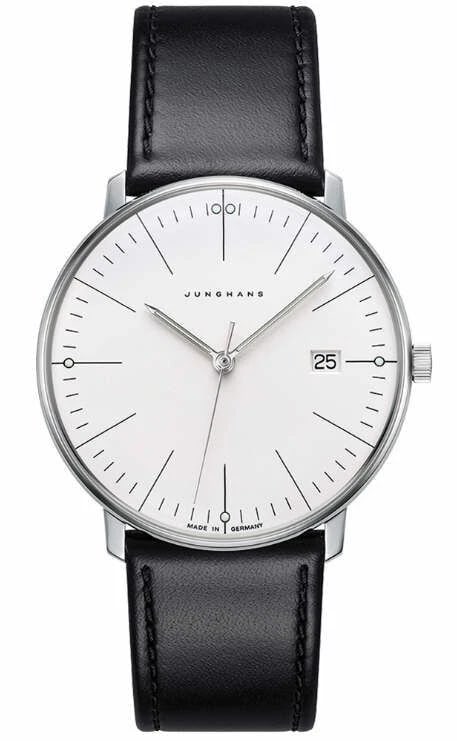 JUNGHANS MAX BILL WATCH: Junghans Max Bill Watch Brand: Junghans Type/Style: Wristwatch Material: Case Material Stainless steel Color: Dial color White Size: Case size: Approx. 38mm (excluding crown) Accessories: None