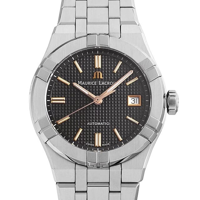 MAURICE LACROIX AIKON AUTOMATIC WATCH: MAURICE LACROIX Aikon Automatic Watch Brand: Maurice Lacroix Type/Style: Wristwatch Material: Case Material Stainless steel Color: Dial color: Gray Size: Case diameter: 39 mm Accessories: None