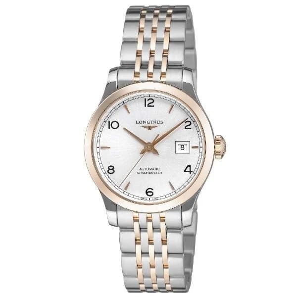 LONGINES RECORD SILVER WATCH: LONGINES Record Silver Watch Brand: Longines Type/Style: Wristwatch Material: Case Material Gold-plated/stainless steel Color: Case Color Silver Dial color: Silver Size: Case diameter: 30 x 30 mm