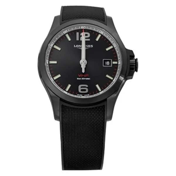 LONGINES CONQUEST V.H.P. BLACK WATCH - 2